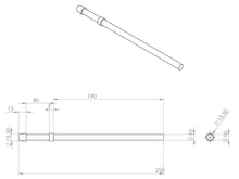 Load image into Gallery viewer, Exhaust Hanger Rod - Stainless Steel