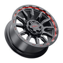 Load image into Gallery viewer, Gauntlet 20 | 20x10 | 6x135 | Gloss Black Milled Red | Gloss Black Milled | Non-BL | W13800098475