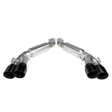 Load image into Gallery viewer, Kooks 3in Axle Back Exhaust System w/ Mufflers and Black Quad Tips ( 2016 + Chevrolet Camaro SS)
