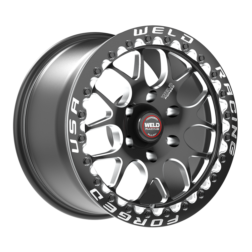 SM77 6HD Beadlock 15 | 15x10 | 6x139.7 | Gloss Black Milled | Gloss Black Milled | SBL | RSH77I8B00P02527P0250MC0