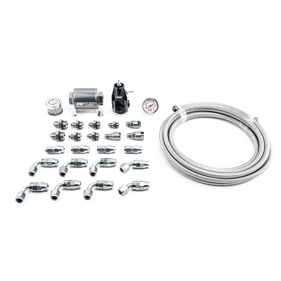 DW400 Pump Module Return Plumbing Kit SS PTFE for 2001-15 Honda Civic