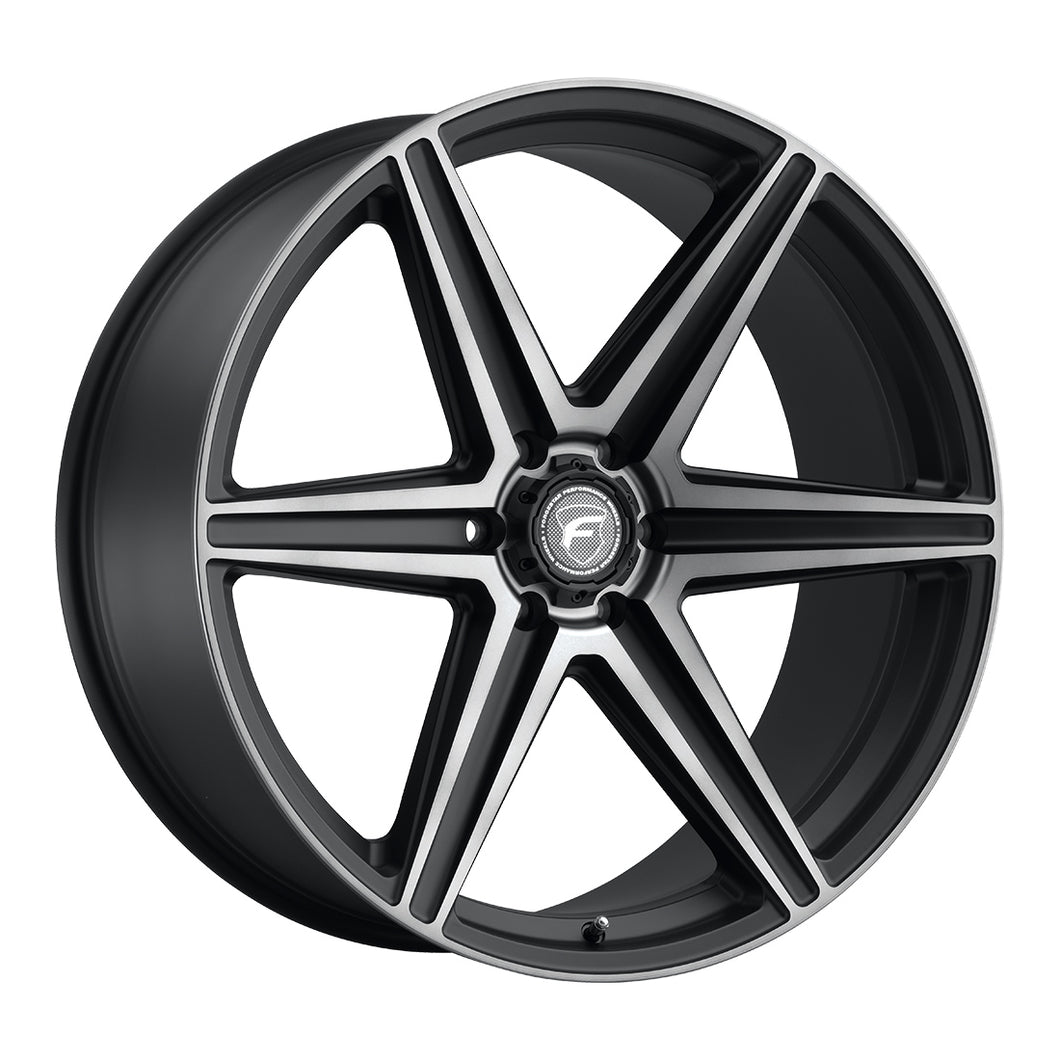 X6 24 | 24x10 | 6x139.7 | Satin Black Machined - Double Dark Tint | Satin Black Machined - Double Dark Tint | Non-BL | F01240084P25