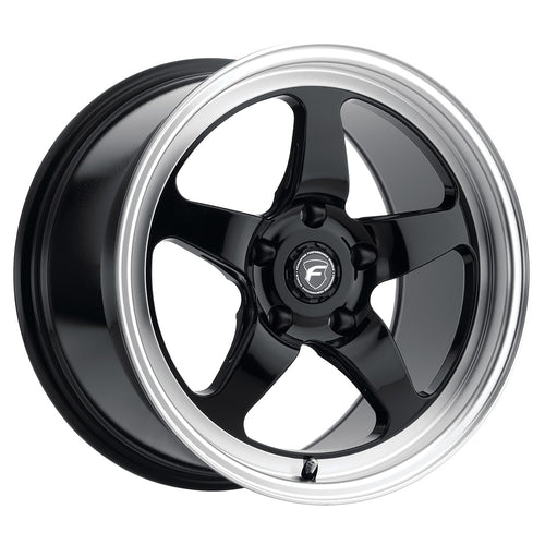 D5 Drag 15 | 15x10 | 5x114.3 | Gloss Black Machined | Gloss Black Machined | Non-BL | F091B0067P50