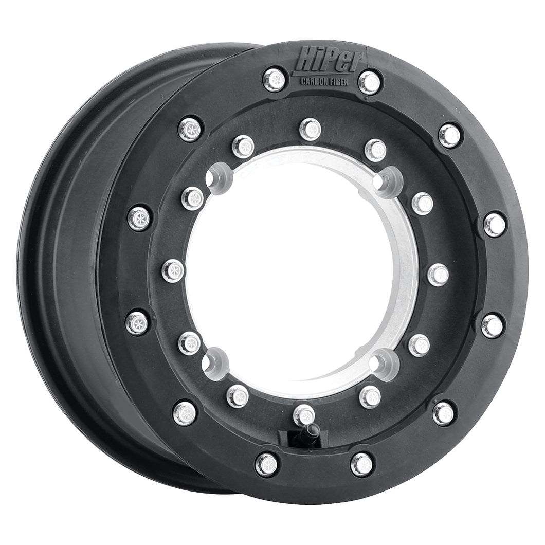 Tech 3 Front 10 | 10x5 | 4x156 | Satin Black | Raw | Black Mod SBL - Cover | 1050-YPF-SBL-BKC