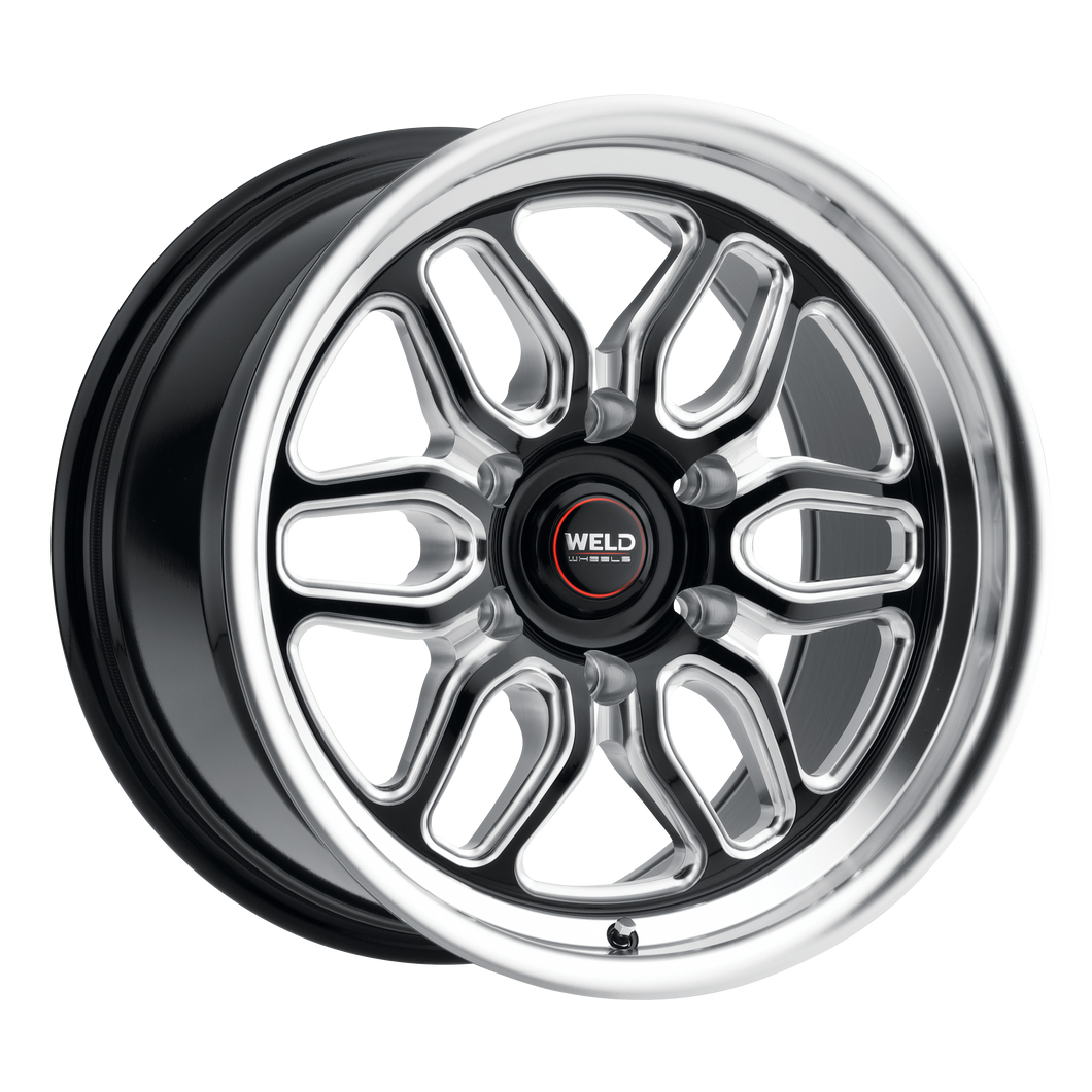 Laguna 6 Drag 17 | 17x9.5 | 6x127 | Gloss Black Milled | Gloss Black Milled | Non-BL | S15379581P35