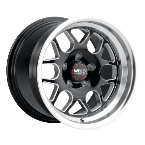 Solana Drag 15 | 15x10 | 5x120 | Gloss Black Milled | Non-BL | S160B0022P45