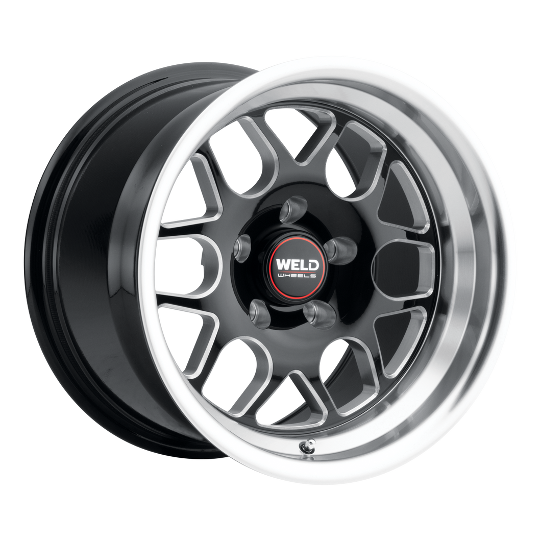 Solana Drag 15 | 15x10 | 5x120 | Gloss Black Milled | Non-BL | S160B0022P45