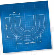 Load image into Gallery viewer, Aluminum Tubing 180° Mandrel Bend

