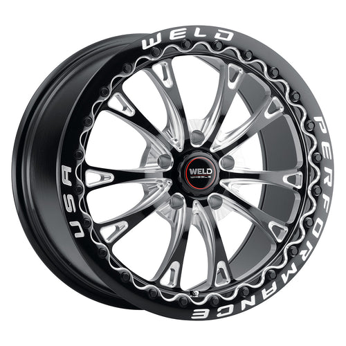 Belmont Beadlock 17 | 17x10 | 5x112 | Gloss Black Milled | Gloss Black Milled | Black SBL | S90870045P40