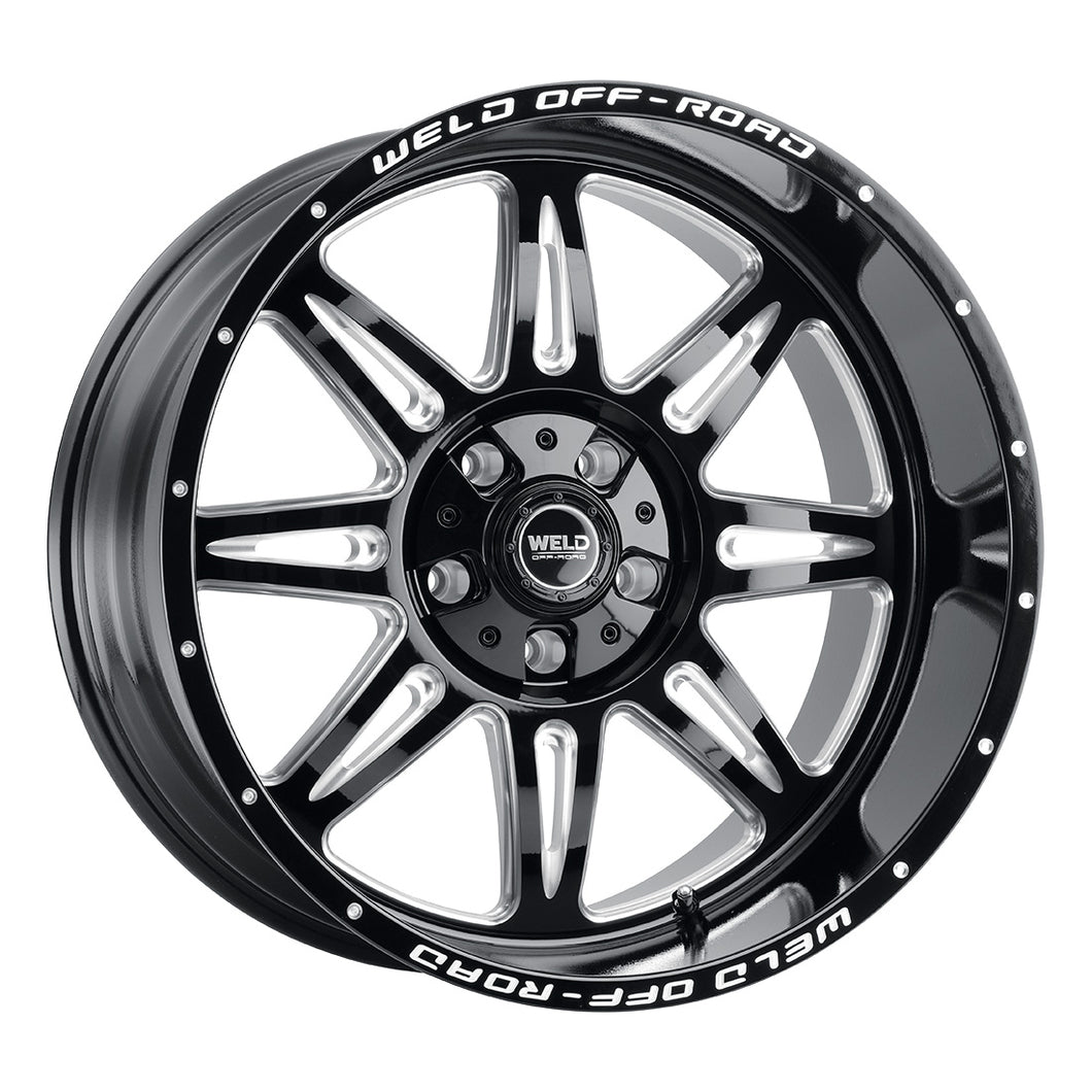 Cheyenne 22 | 22x12 | 5x139.7 | Gloss Black Milled | Gloss Black Milled | Non-BL | W13222070475