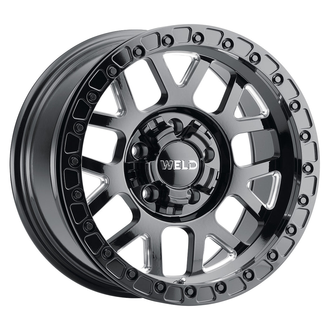 Cinch Beadlock 17 | 17x9 | 5x127 | Gloss Black Milled | Gloss Black Milled | Gloss Black SBL | W90279057450