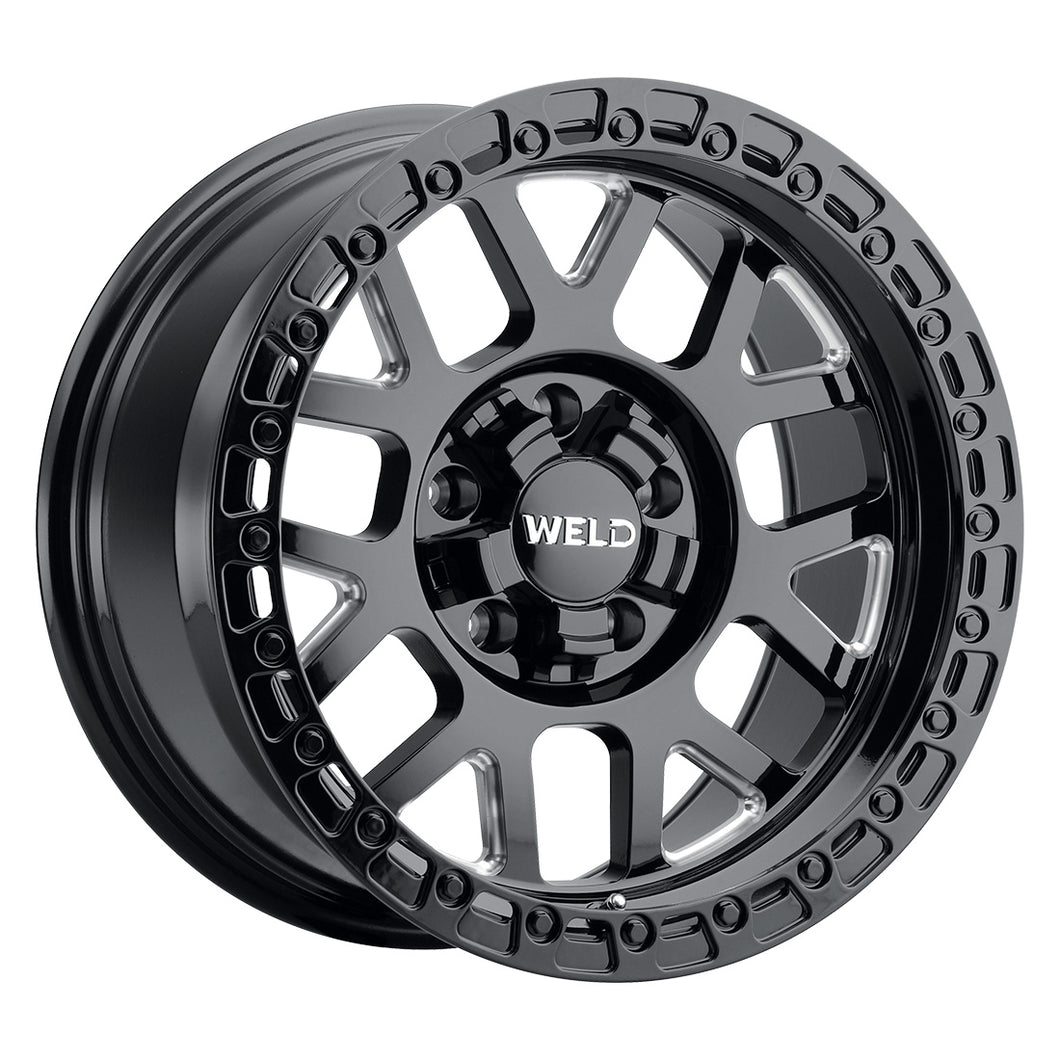 Cinch 17 | 17x9 | 5x114.3 | Gloss Black Milled | Gloss Black Milled | Non-BL | W10579026450