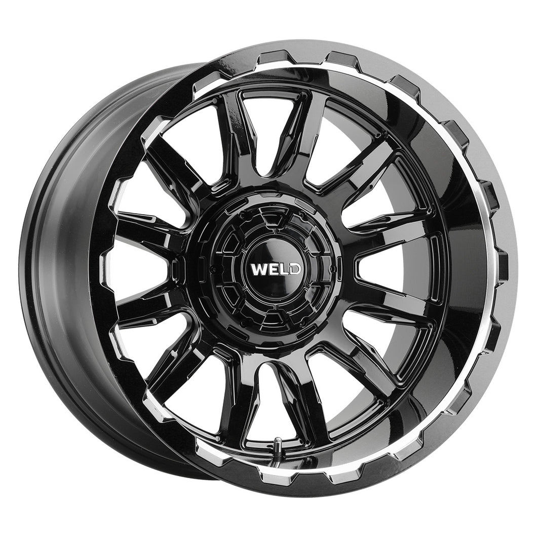 Gauntlet 20 | 20x10 | 5x114.3 | Gloss Black Milled | Gloss Black Milled | Non-BL | W13700026475
