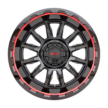 Load image into Gallery viewer, Gauntlet 20 | 20x10 | 5x114.3 | Gloss Black Milled Red | Gloss Black Milled | Non-BL | W13800026475
