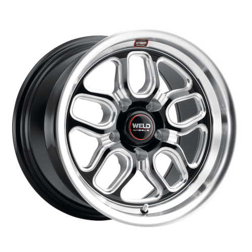 Laguna Drag 15 | 15x10 | 5x120 | Gloss Black Milled | Gloss Black Milled | Non-BL | S152B0022P46