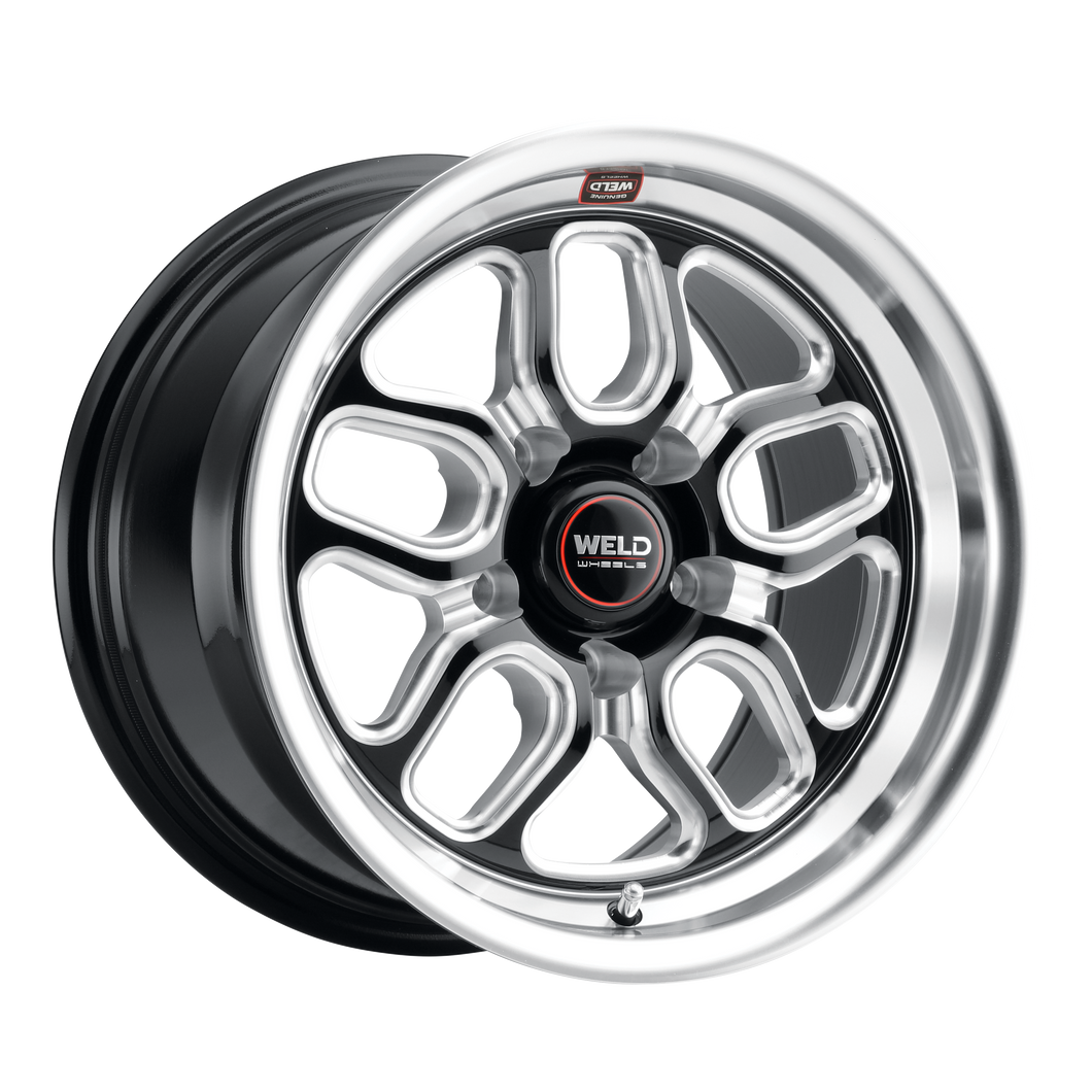 Laguna Drag 15 | 15x10 | 5x114.3 | Gloss Black Milled | Gloss Black Milled | Non-BL | S152B0067P51
