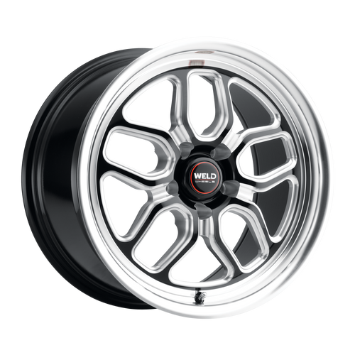 Laguna Drag 17 | 17x10 | 5x127 | Gloss Black Milled | Gloss Black Milled | Non-BL | S15270075P38