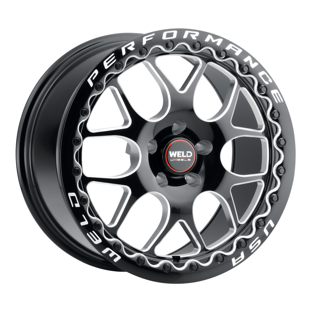 Solana Beadlock 17 | 17x10 | 5x114.3 | Gloss Black Milled | SBL | S91070067P48