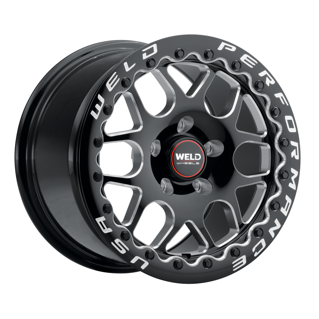 Solana Beadlock 15 | 15x10 | 5x114.3 | Gloss Black Milled | SBL | S910B0067P50