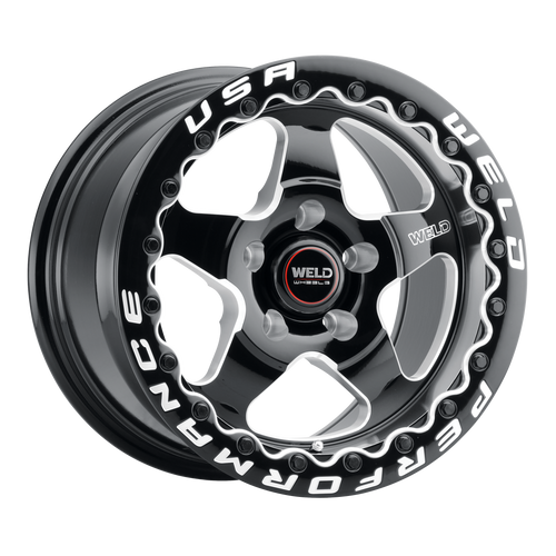 Ventura Beadlock 18 | 18x12 | 5x120.65 | Gloss Black Milled | Gloss Black Milled | Black SBL | S90482063P55