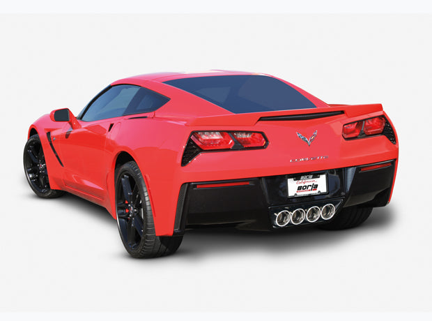 Borla 14-15 Chevy Corvette C7 6.2L RWD w/AFM &NPP S-Type Dual Round Rolled Center Rear Exit Exhaust