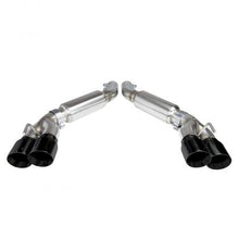 Load image into Gallery viewer, Kooks 3in Axle Back Exhaust System w/ Mufflers and Black Quad Tips ( 2016 + Chevrolet Camaro SS)
